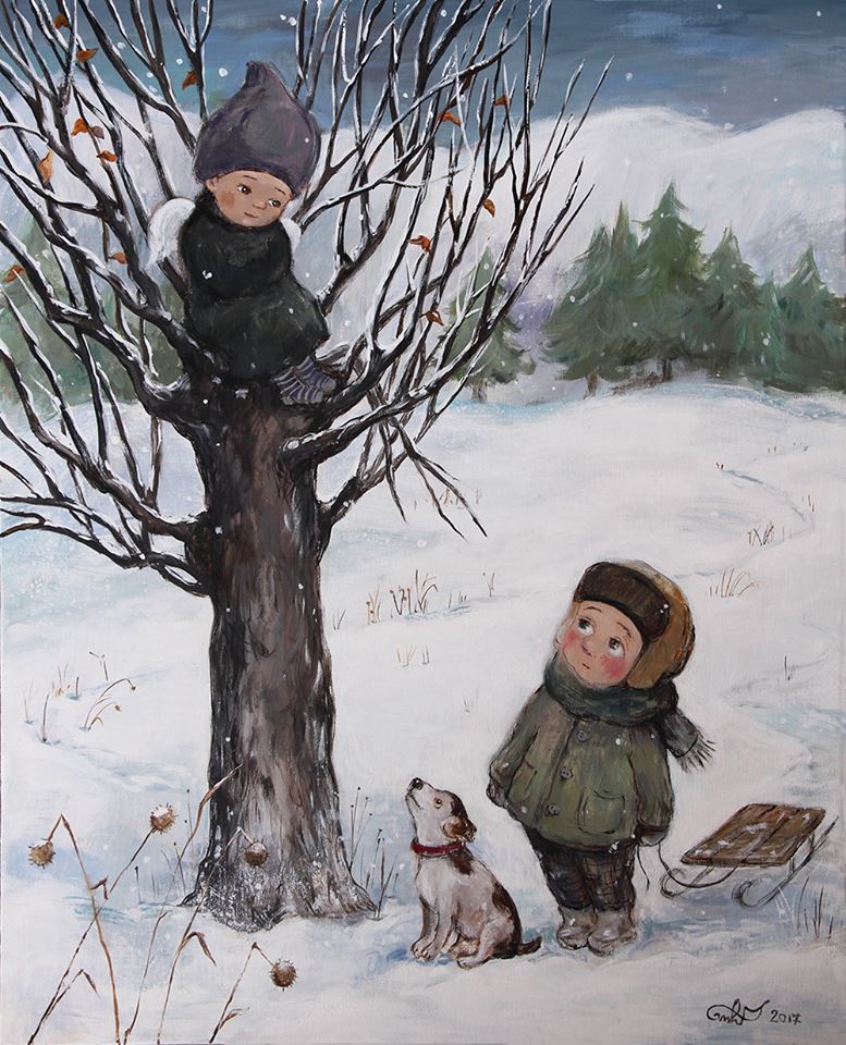 Christmas exhibition of the warmest artworks by Georgian artist Nino Chakvetadze geotv.ge